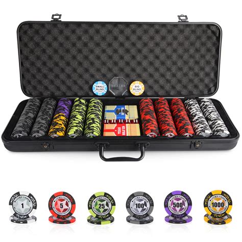 Clay 14 Gram Poker Chip Set .